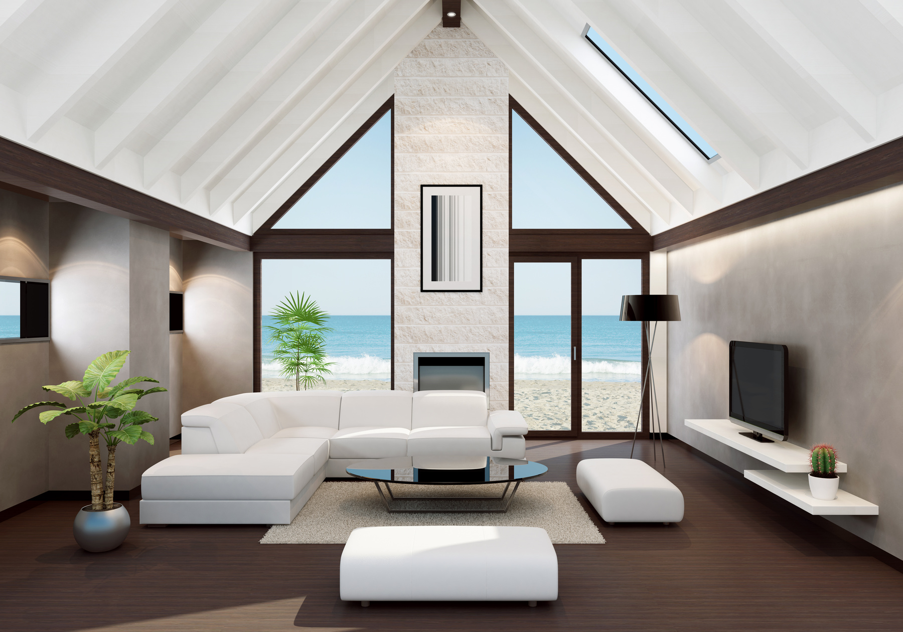 Modern Beach House Interior